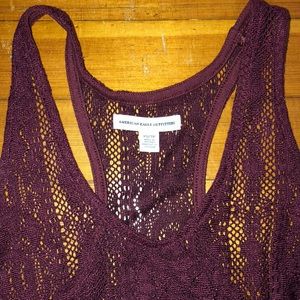 Maroon tank top